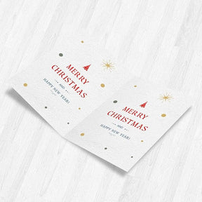 Personlised Merry Christmas Greeting Card