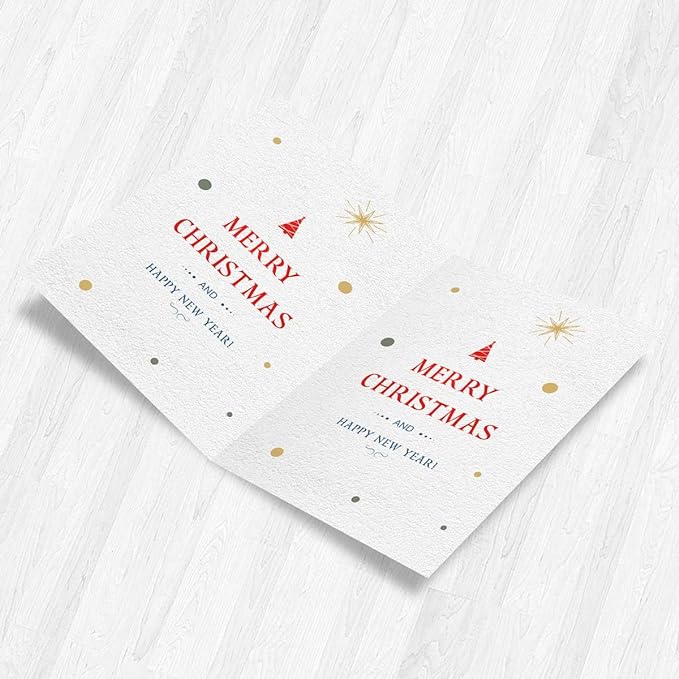 Personlised Merry Christmas Greeting Card