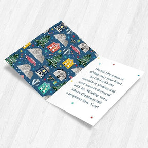 Surprises Wishes Christmas Greeting Card