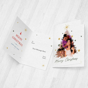 Personlised Merry Christmas Greeting Card