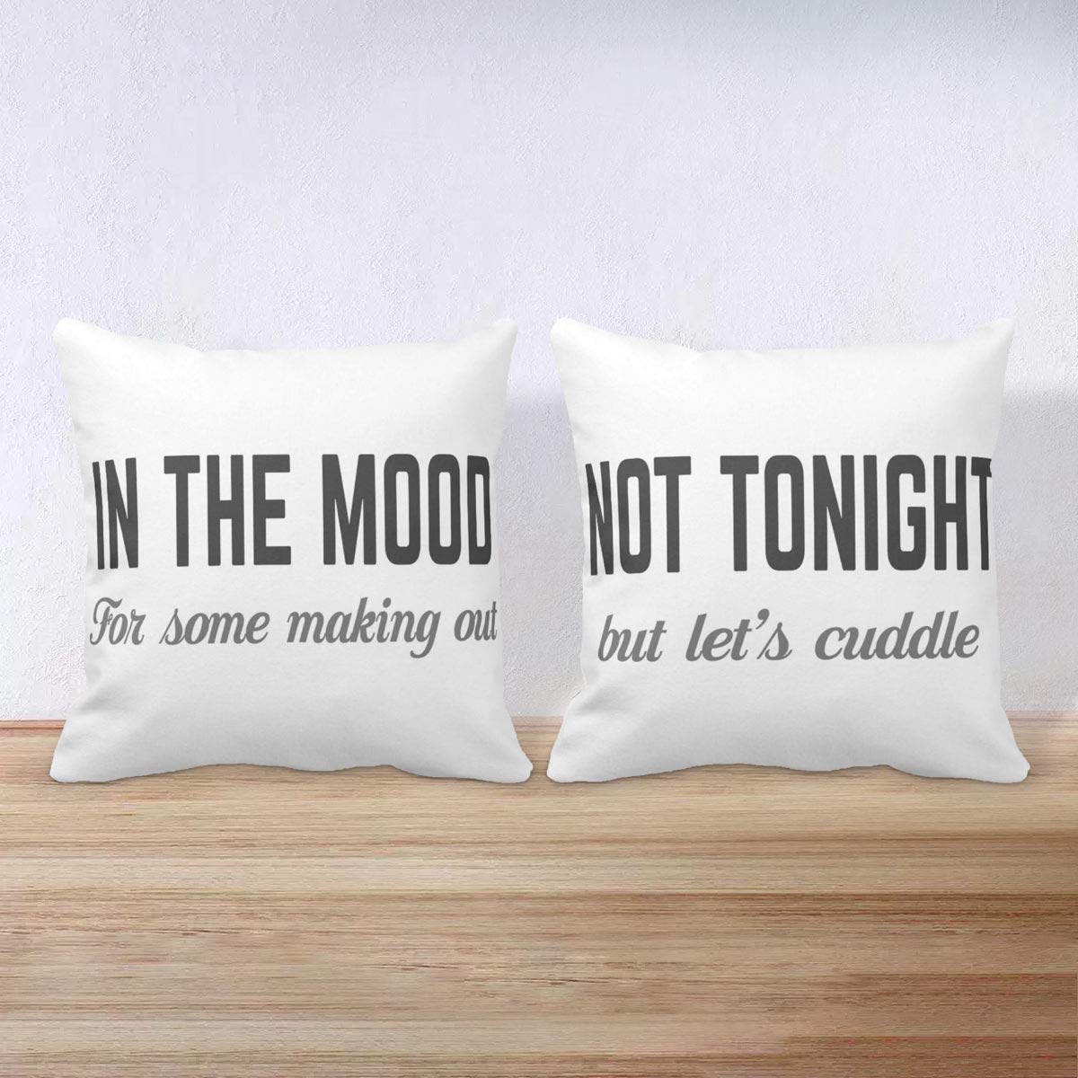 Personalised Let's Cuddle Tonight Cushion - Set of 2