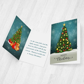 Christmas Tree Merry Chritmas Greeting Card-3