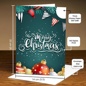 Cheerful Chimes Christmas Greeting Card