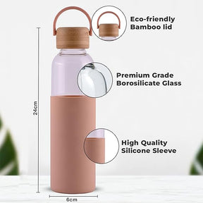 Silicon glass bottle