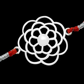 Silver Marigold Rakhi