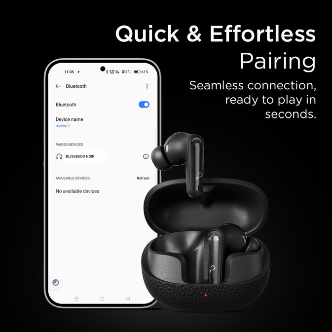 Pebble Blissbuds Noir