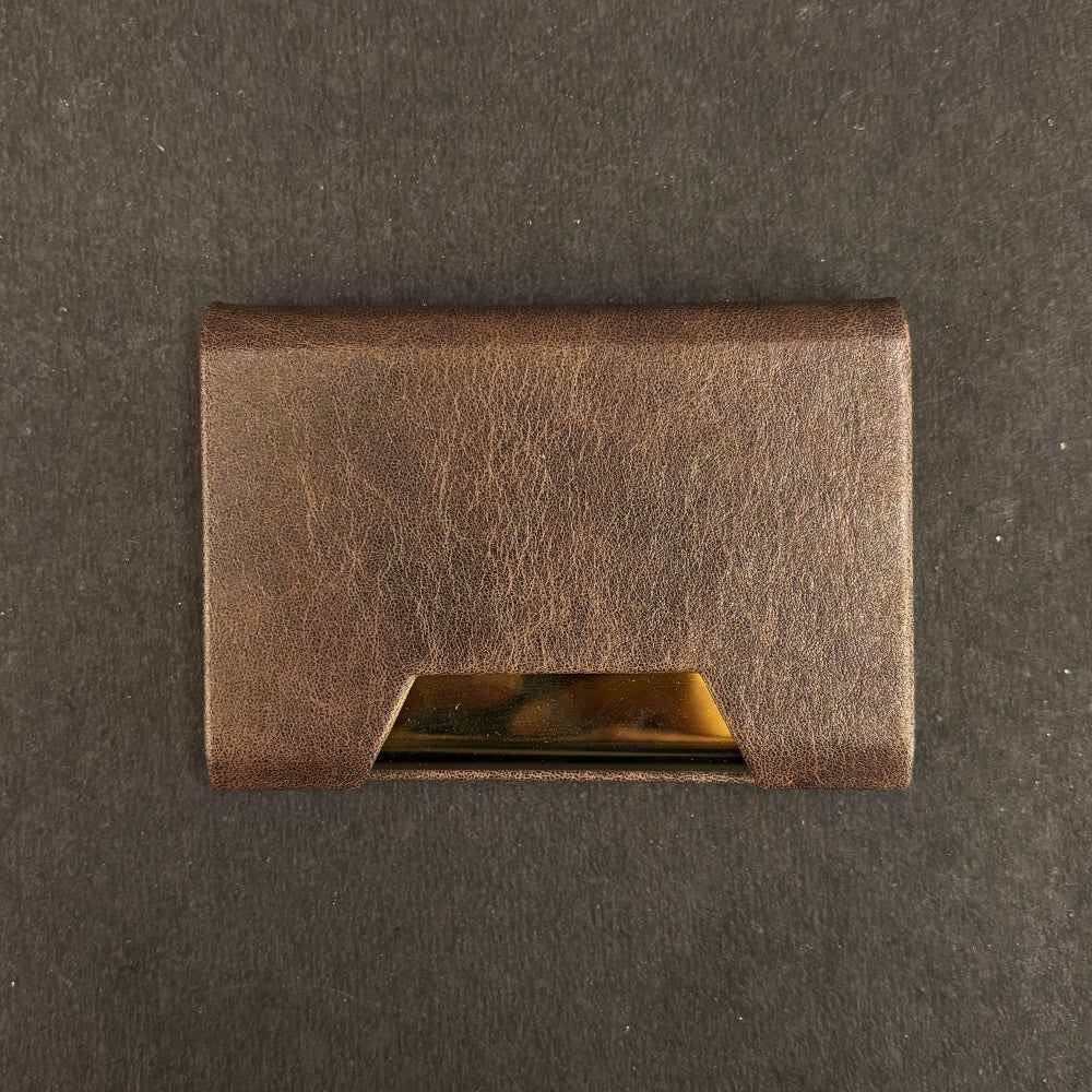 Brown card holder