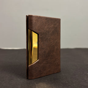 Brown card holder