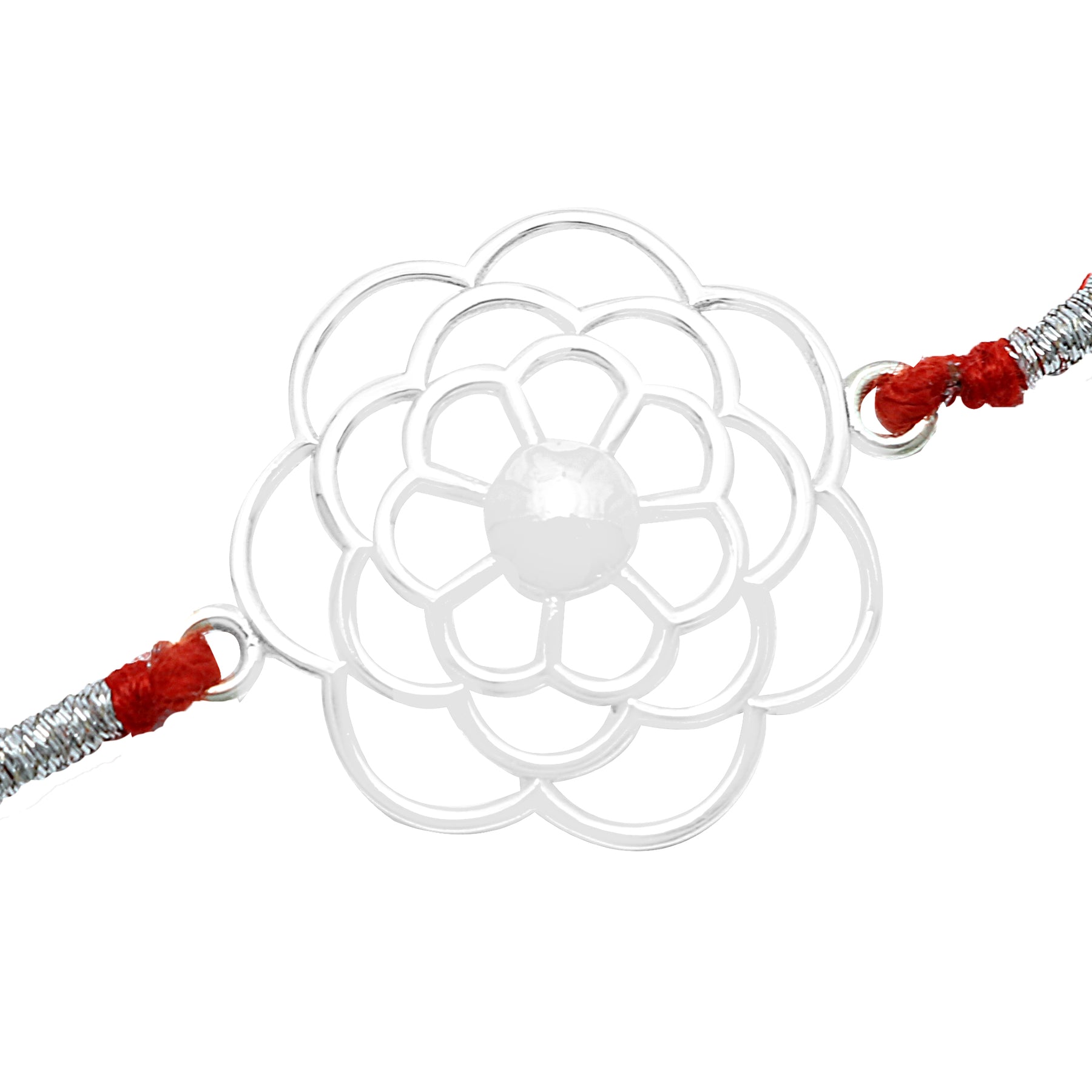 Silver Marigold Rakhi