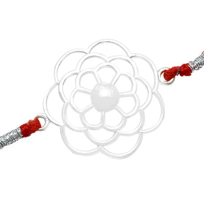 Silver Marigold Rakhi