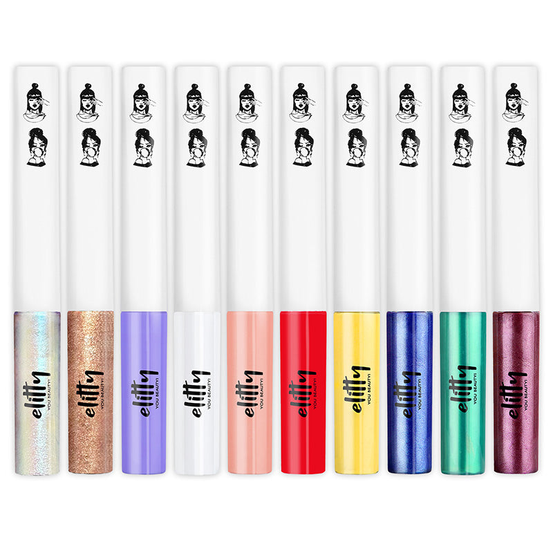 Elitty Maxi Pop Colour Liquid Eyeliner Combo