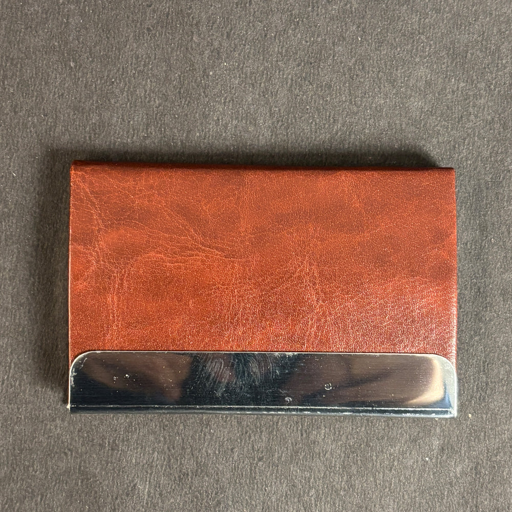 Brown card holder