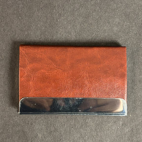 Brown card holder