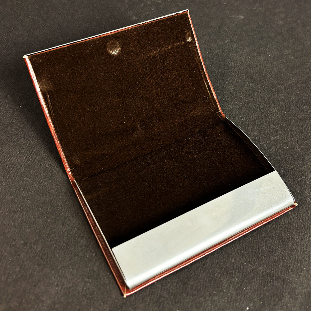 Brown card holder