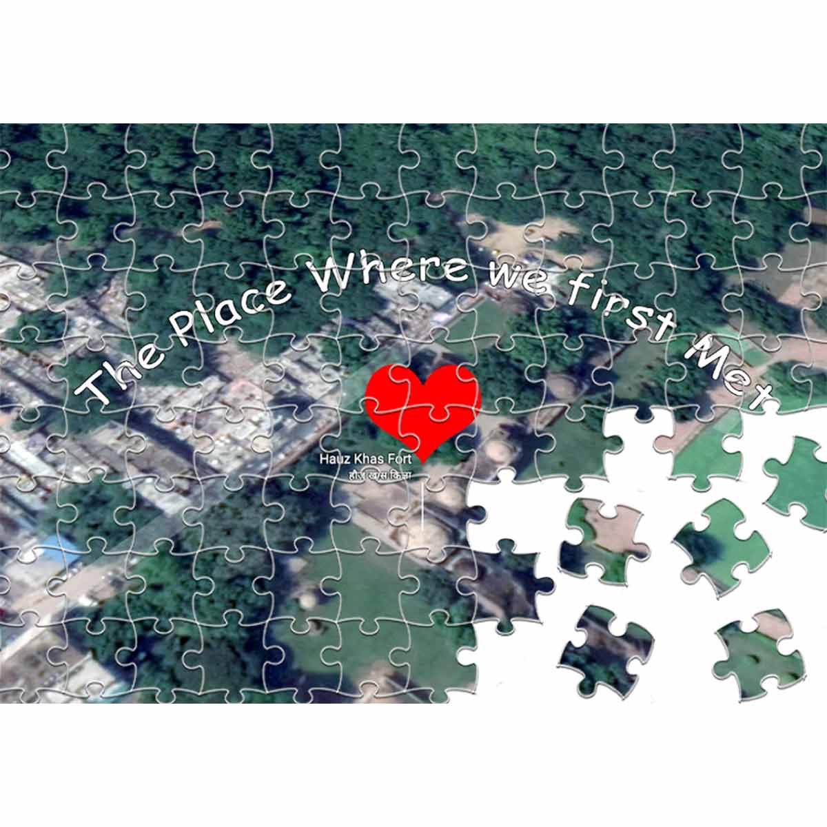 Personalised The Place Where We First Met Puzzle