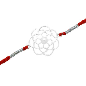 Silver Marigold Rakhi