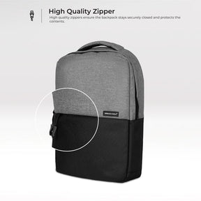 Urban Wolf Business Casual 20L Dual Compartment Laptop Backpack-(GREY)