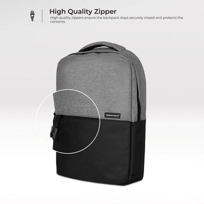 Urban Wolf Business Casual 20L Dual Compartment Laptop Backpack-(GREY)
