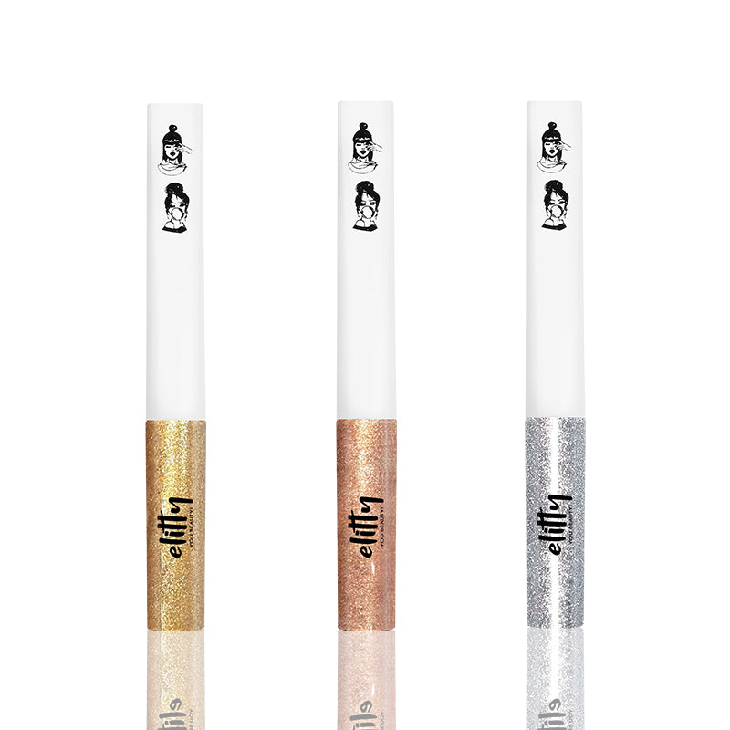 Elitty All That Glitters Waterproof Liquid Eyeliner Combo