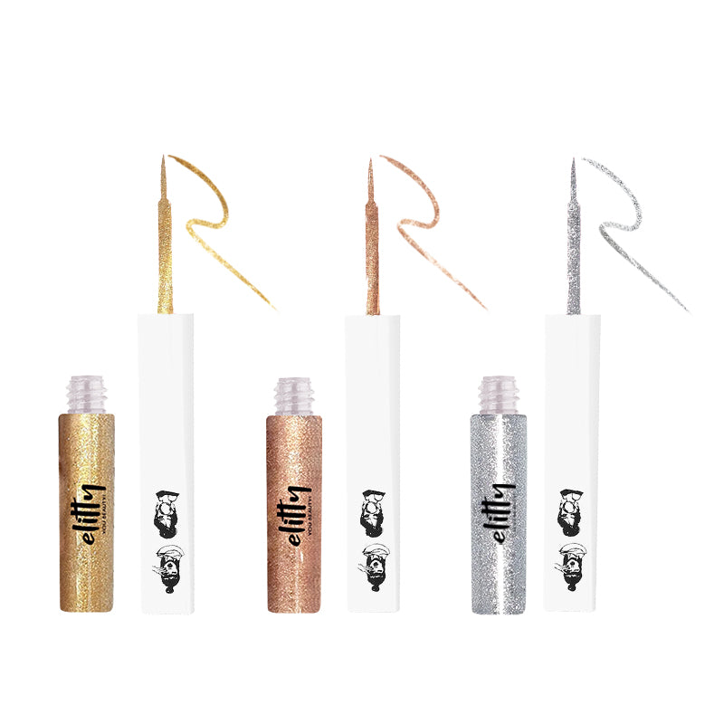 Elitty All That Glitters Waterproof Liquid Eyeliner Combo