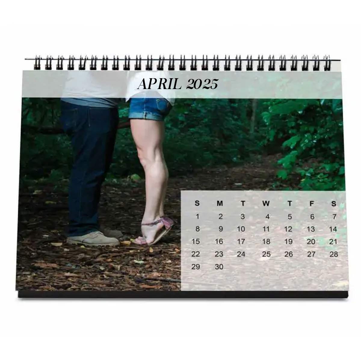 Personalized Desk Photo Calendar Gift For Valentine's Day 5