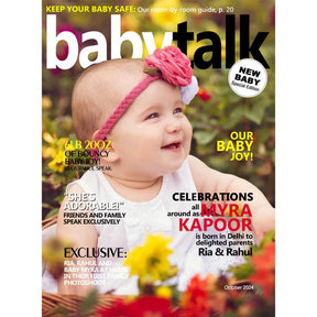 Baby Talk New Baby Personalised Magazine Cover