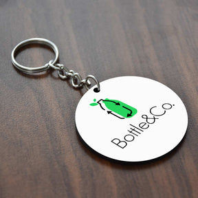 Personalised Round MDF Keychain (Bulk/Corporate Orders Only)