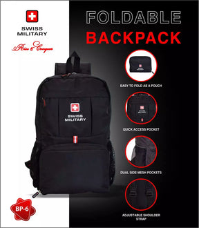 Foldable 13L Backpack With Quick Access Pocket