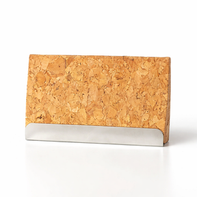 Cork card holder