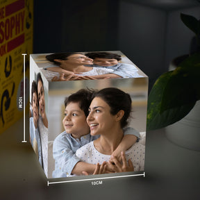 Personalised Baby Mini Cube Lamp