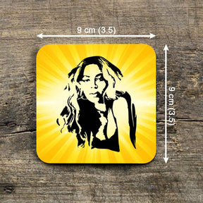 Top Music Artists of All Time Coasters Set of 6