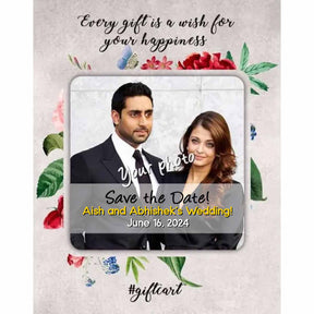 Personalised Save the Date Fridge Magnet