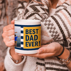 Personalised Best Dad Ever Coffee Mug