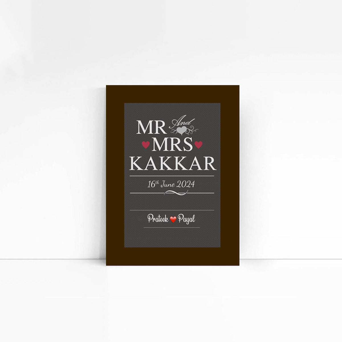 Personalised Mrs. & Mr. Poster