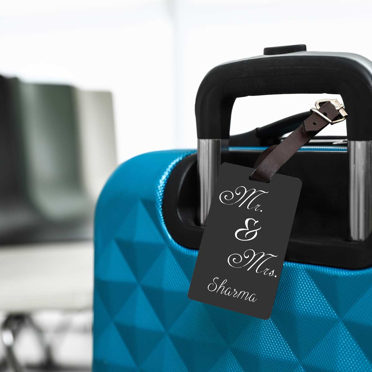 Personalised Mr. & Mrs. Luggage Tag
