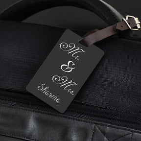 Personalised Mr. & Mrs. Luggage Tag
