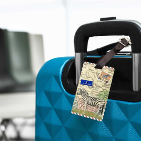 Personalised Africa Luggage Tag