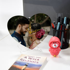 Personalised Heart Shaped Clock