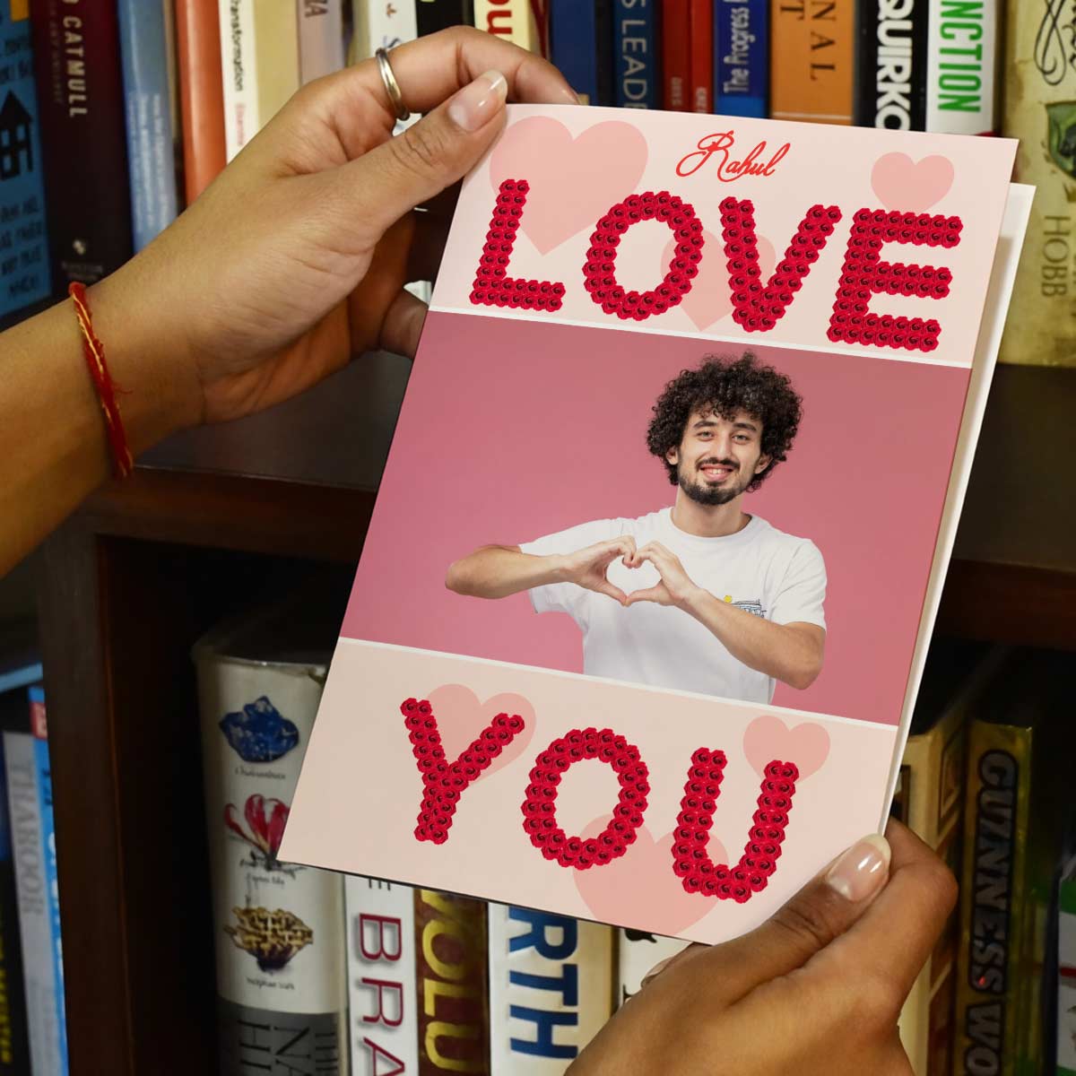 Personalised Love You Greeting Card