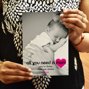 Personalized All You Need Is Mom Greeting Card Gift For Mom
