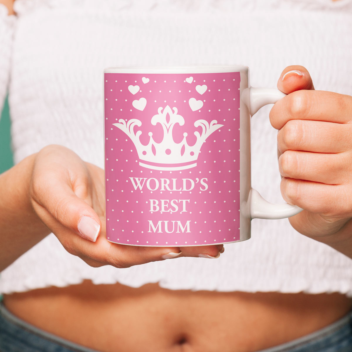 World’s Best Mum Ceramic Coffee Mug Gift For Mom