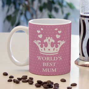 World’s Best Mum Ceramic Coffee Mug Gift For Mom