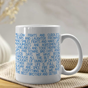 Personalised Message For Sister Mug