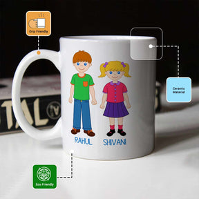 Personalised Message For Sister Mug