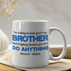 Personalised Tease Brother Mug