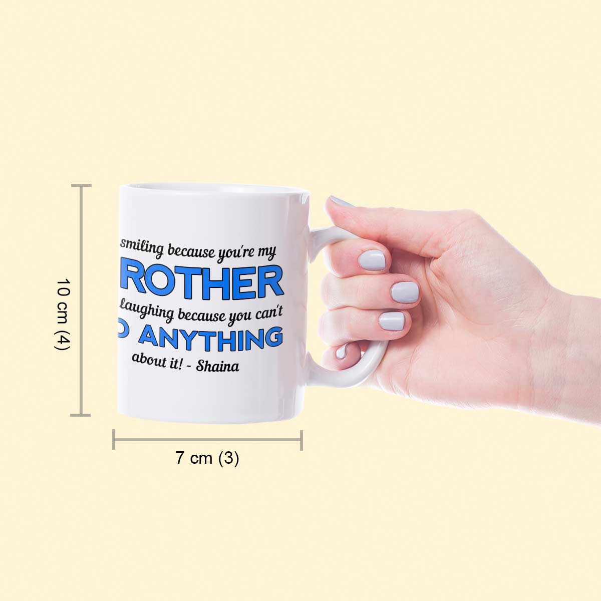 Personalised Tease Brother Mug