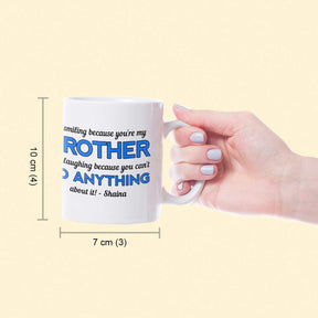 Personalised Tease Brother Mug