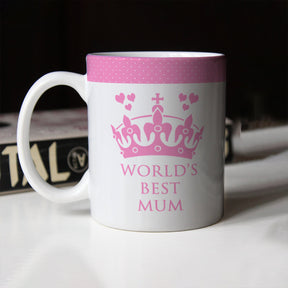 World’s Best Mum Printed Ceramic Coffee Mug Gift For Mom