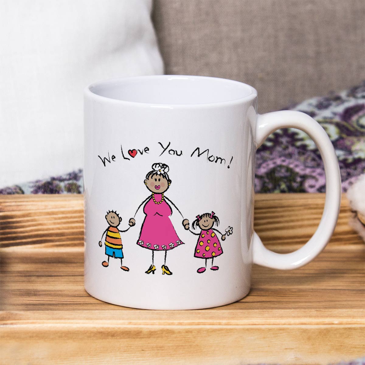 We Love You Mom Ceramic Coffee Mug Gift For Mom