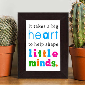 The Little Minds Teacher's Poster